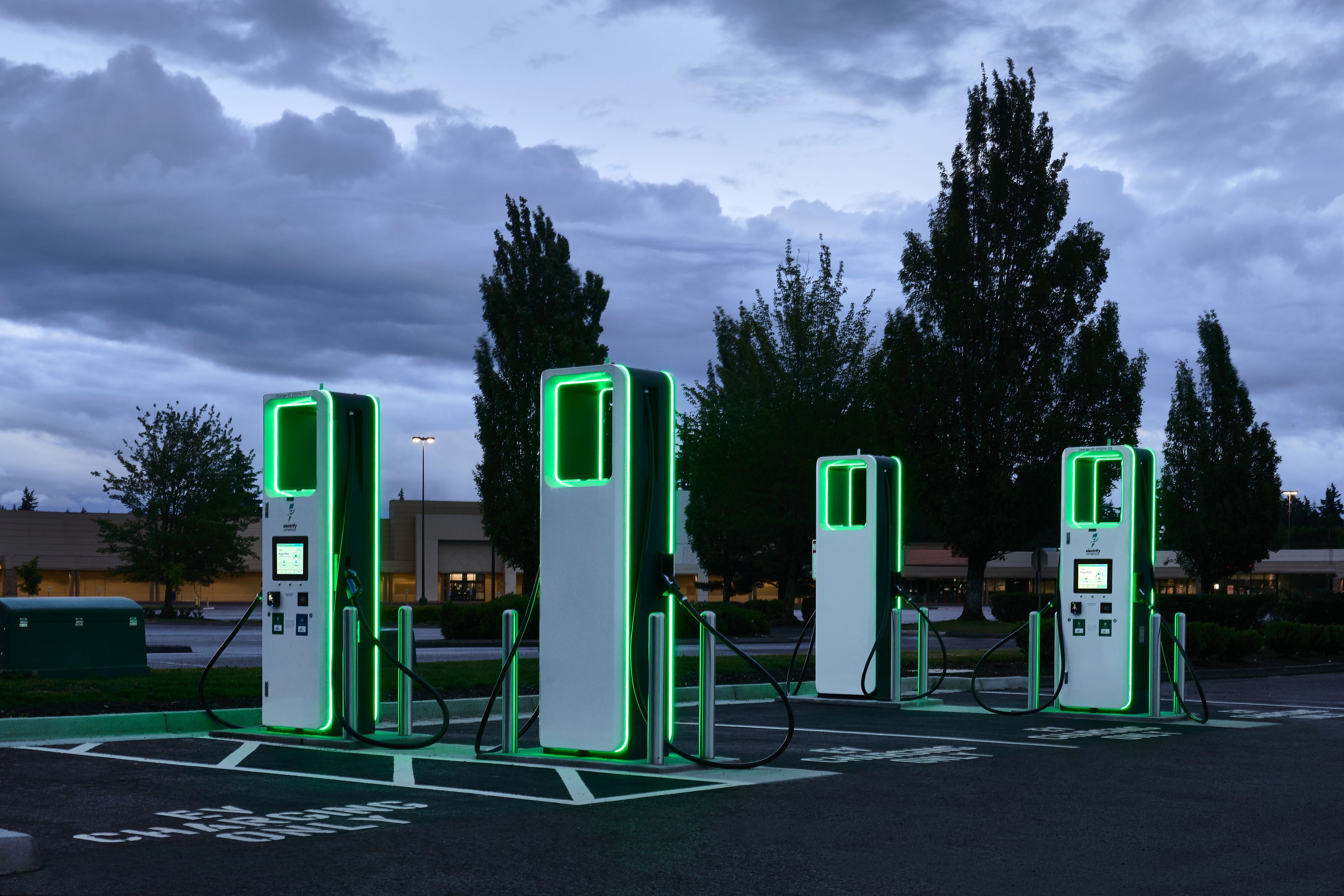 Electrify America charging station